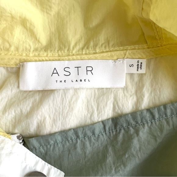 ASTR the Label Sawyer Color Block Windbreaker Pastel Size Small Sporty Tennis - Picture 13 of 16